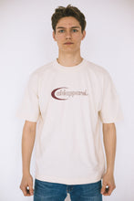 Load image into Gallery viewer, Male model styling AHL Apparel Natural Raw oversized graphic T-shirt