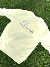 Load image into Gallery viewer, AHL Apparel Fresh Start Serene Butter unisex sweatshirt with graphic print
