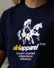 Load image into Gallery viewer, AHL Apparel Midnight Navy oversized unisex organic cotton T-shirt from the Forward Collection
