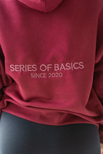 Load image into Gallery viewer, Series Of Basics Hoodie - Claret
