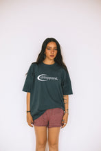 Load image into Gallery viewer, Model wearing Indian Ink Grey oversized streetwear T-shirt by AHL Apparel
