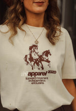 Load image into Gallery viewer, Model wearing Stone unisex T-shirt by AHL Apparel
